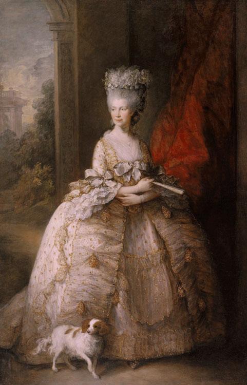 Thomas Gainsborough Queen Charlotte (mk25) oil painting image